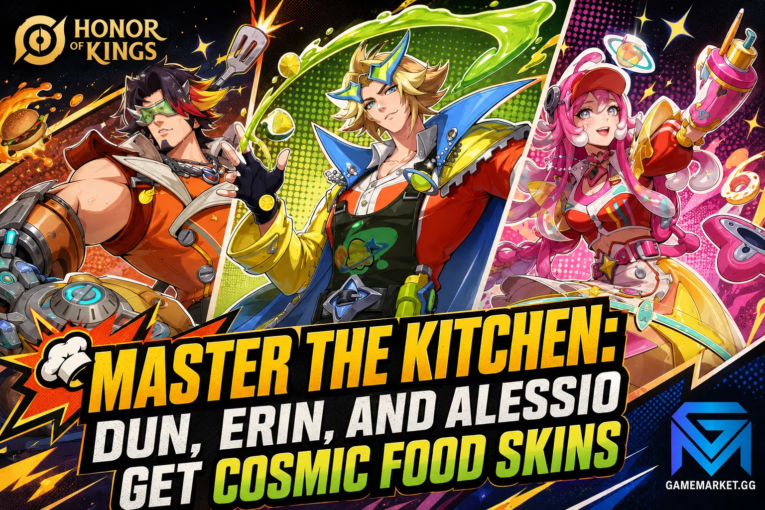 Honor of Kings Master the Kitchen: Dun, Erin, and Alessio Get Cos news image