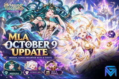 Mobile Legends: Adventure MLA October 9 Update: Medusa, Lunox Dreamtide Blis news image