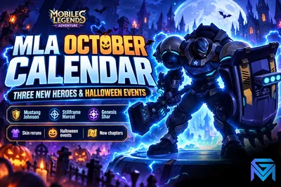 Mobile Legends: Adventure MLA October Calendar: Three New Heroes and the Hal news image