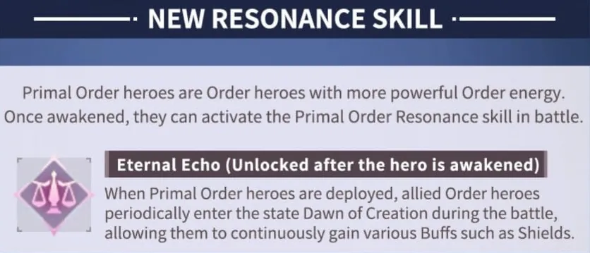 New Resonance Skill