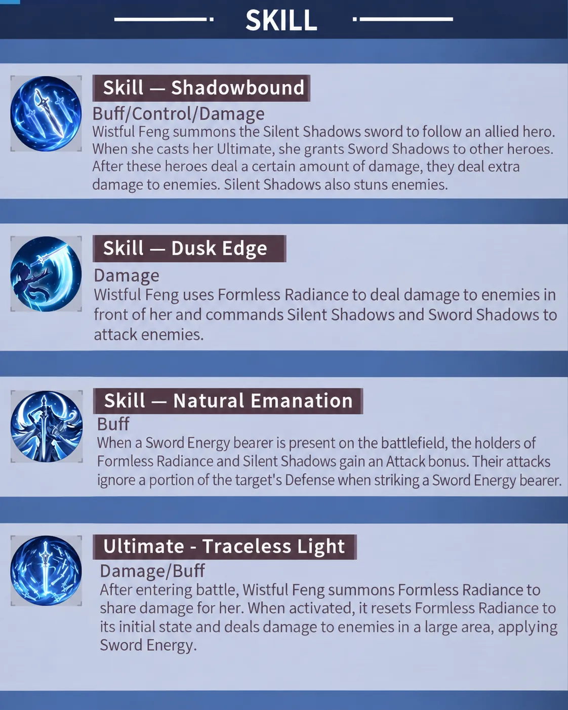 Wistful Feng Skill
