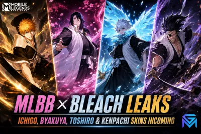Mobile Legends: Bang Bang MLBB × Bleach Leaks — Ichigo, Byakuya, Toshiro & K news image