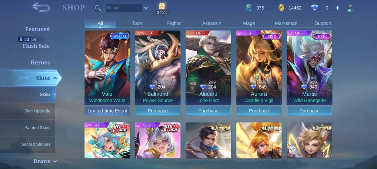 MLBB Diamond Costs: How Many Diamonds Each Skin Tier Takes