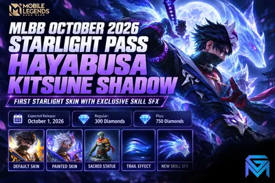 Mobile Legends: Bang Bang MLBB October 2026 Starlight: Hayabusa Kitsune Shad news image