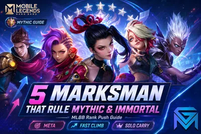 Mobile Legends: Bang Bang MLBB Rank Push Guide: 5 Marksman Dominating Mythic news image