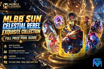 Mobile Legends: Bang Bang MLBB Sun Celestial Rebel Exquisite Collection: Ful news image