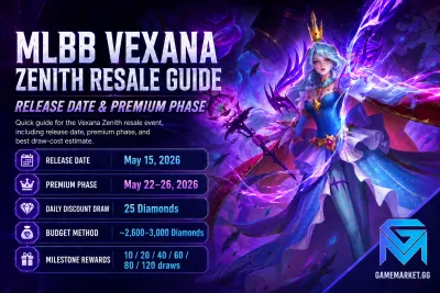 Mobile Legends: Bang Bang MLBB Vexana Zenith Resale Guide: Release Date & Pr news image