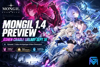 Mongil:Star Dive Mongil Star Dive 1.4 Preview: Ashen Cradle Lullaby news image