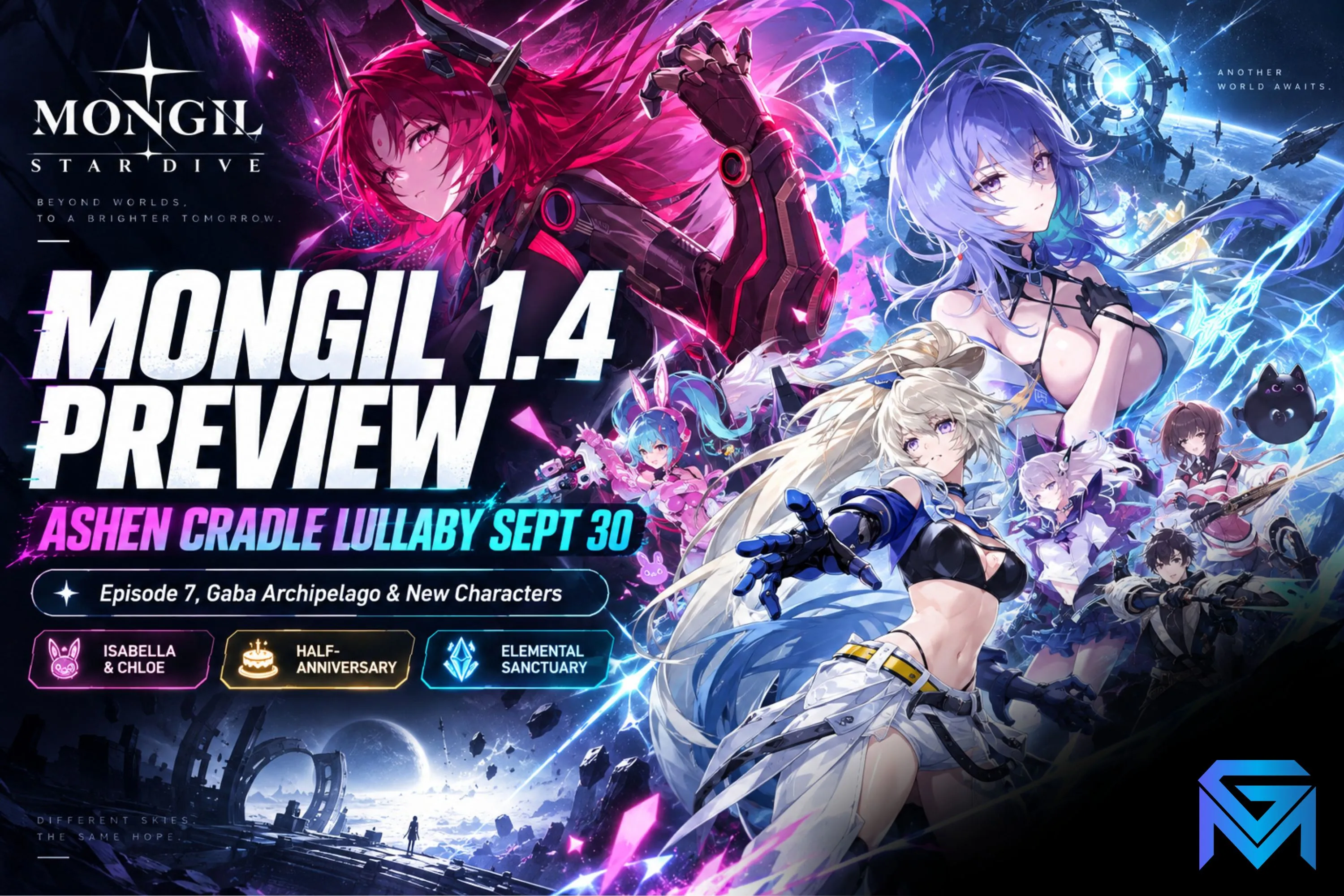 Mongil:Star Dive Mongil Star Dive 1.4 Preview: Ashen Cradle Lullaby news image