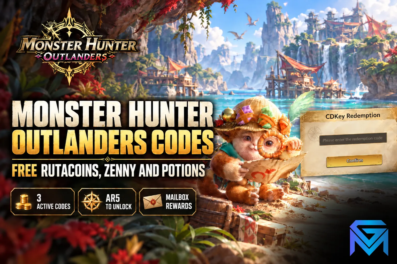 Monster Hunter Outlanders Monster Hunter Outlanders Codes: Free Rutacoins, Z news image