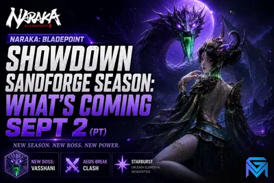 NARAKA: BLADEPOINT NARAKA: BLADEPOINT Showdown Sandforge Season: What news image