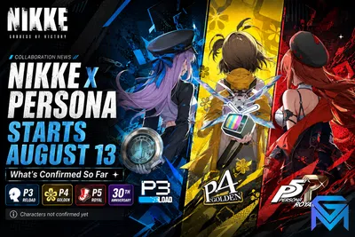 Goddess of Victory: Nikke NIKKE x Persona Collab Starts August 13: What's Co news image
