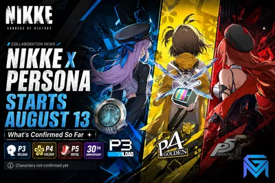 Goddess of Victory: Nikke NIKKE x Persona Collab Starts August 13: What's Co news image