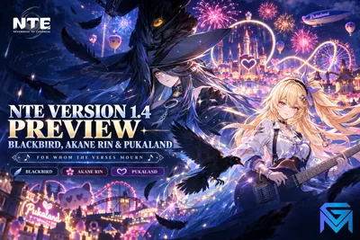 Neverness to Everness NTE Version 1.4 Preview: Blackbird, Akane Rin & Pu news image