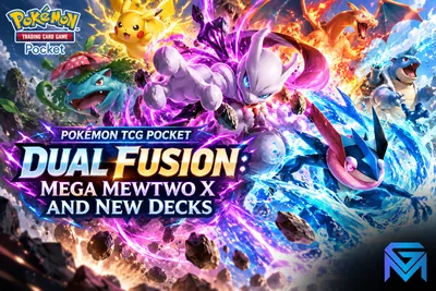 Pokémon TCG Pocket Pokémon TCG Pocket Dual Fusion: Mega Mewtwo X and  news image