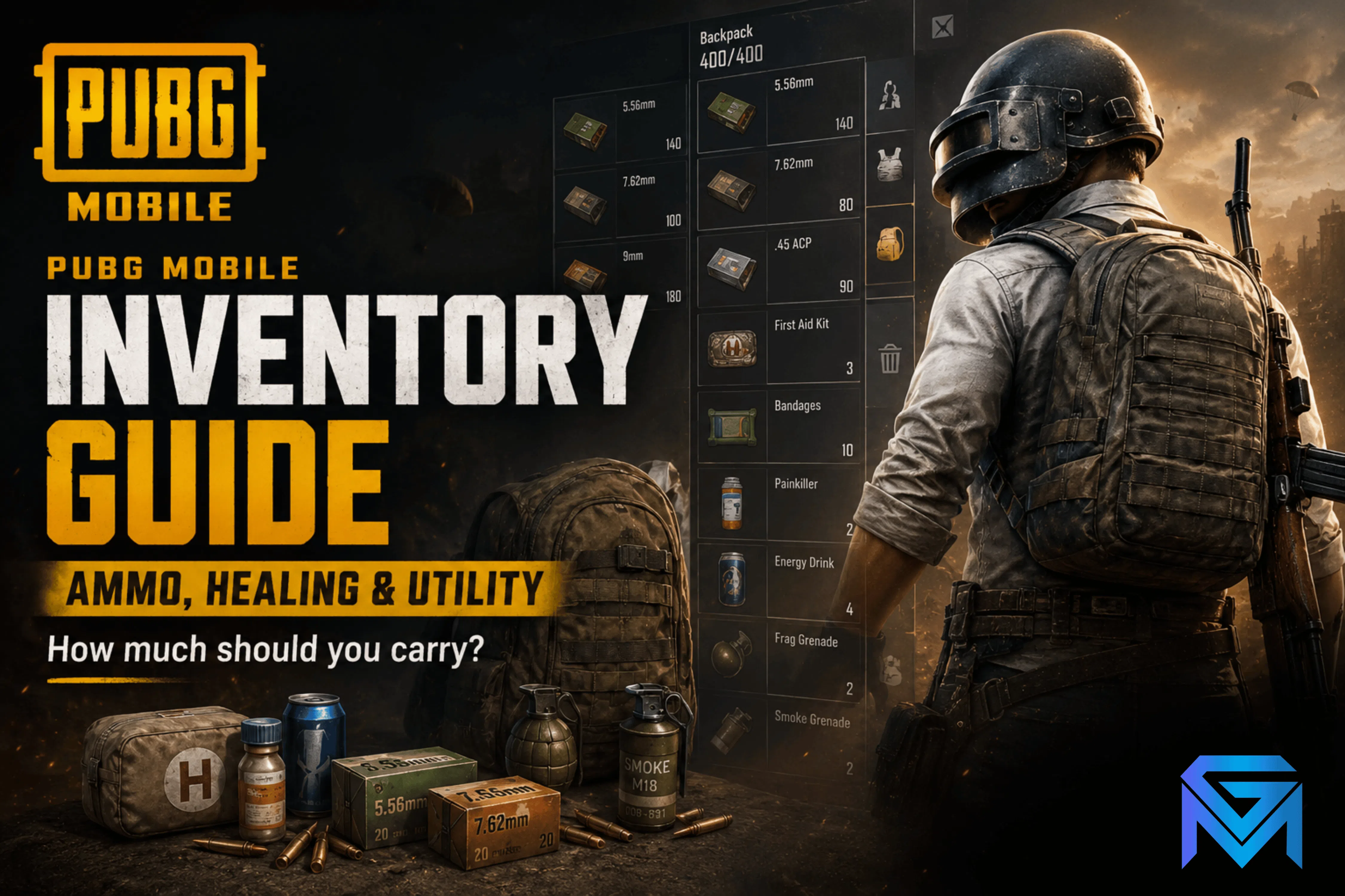 PUBG Mobile PUBG Mobile Inventory Guide: How Much Ammo, Healin news image