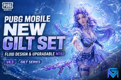 PUBG Mobile PUBG Mobile New Gilt Set: Fluid Design and Upgrada news image