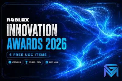Roblox Roblox Innovation Awards 2026 — 6 Free UGC Items & news image