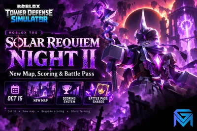 Roblox Roblox TDS Solar Requiem Night II: New Map, Scorin news image