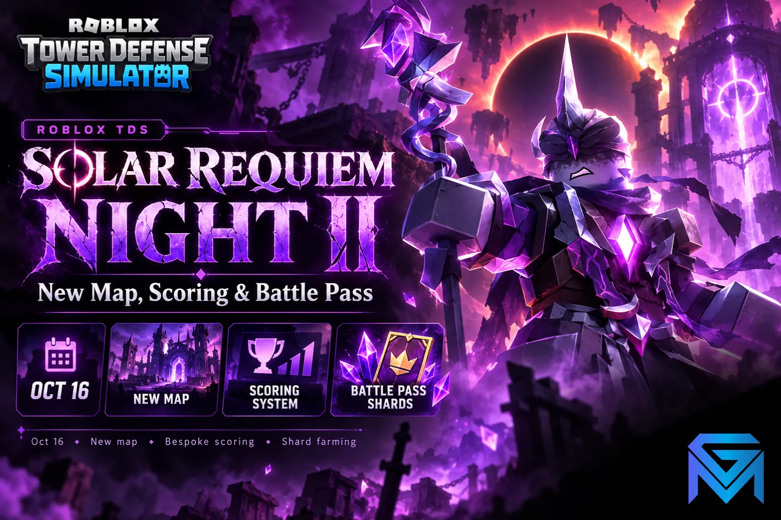 Roblox Roblox TDS Solar Requiem Night II: New Map, Scorin news image