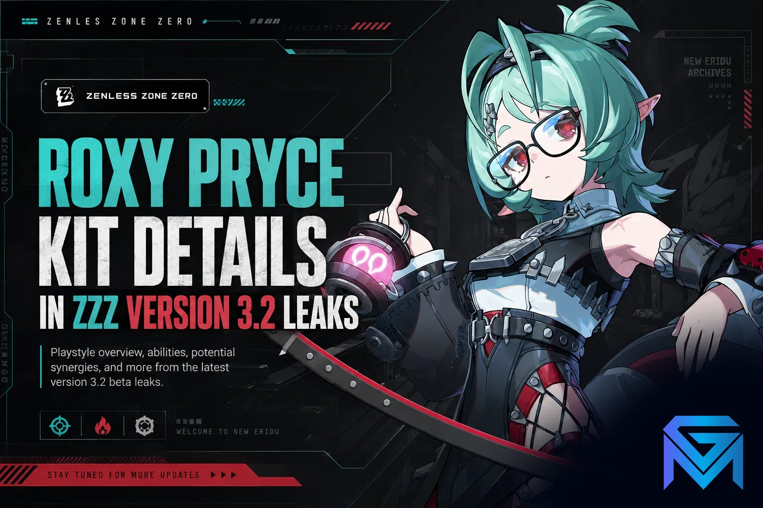 Zenless Zone Zero Roxy Pryce Kit Details in ZZZ Version 3.2 Leaks news image