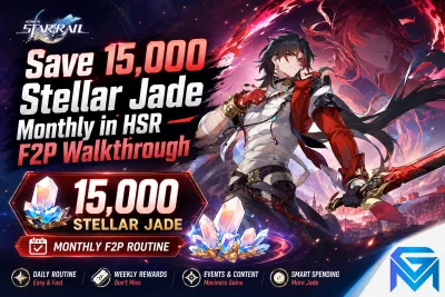 Honkai Star Rail Save 15,000 Stellar Jade Monthly in HSR — F2P Walk news image