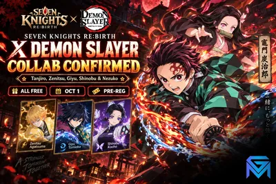 Seven Knights Re:Birth Seven Knights Re:Birth x Demon Slayer: Collab Conf news image