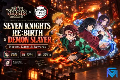 Seven Knights Re:Birth Seven Knights Re:BIRTH x Demon Slayer: Heroes, Dat news image
