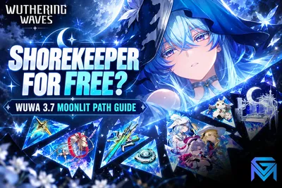 Wuthering Waves Shorekeeper for Free? WuWa 3.7 Moonlit Path Guide news image