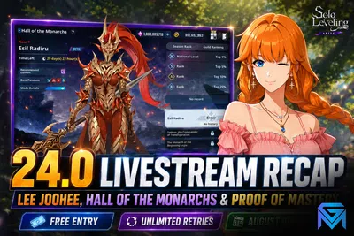 Solo Leveling: ARISE Solo Leveling: ARISE 24.0 Livestream Recap — Lee J news image