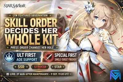 StarSavior StarSavior Lyn Banner: Skill Order Decides Her Who news image