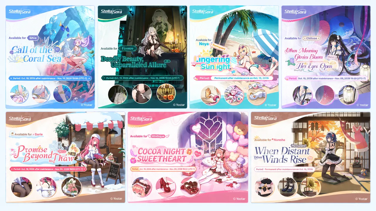 Stella Sora 1st Anniversary: All Events, Banners and Dates