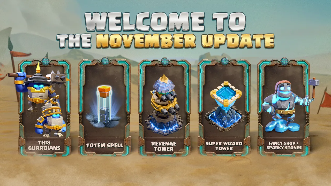 Clash of Clans TH18 Is Here! New Guardian System, Totem Spell, Me news image