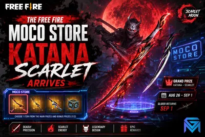 Free Fire The Free Fire Moco Store Katana Scarlet Arrives news image