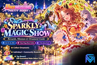 Umamusume: Pretty Derby Umamusume Sparkly Magic Show: Rewards, Missions &  news image