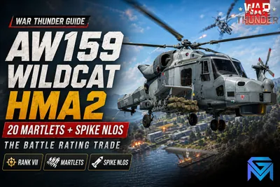 War Thunder War Thunder AW159 Wildcat HMA2 Guide: 20 Martlets, news image