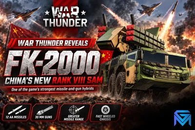 War Thunder War Thunder Reveals FK-2000: China's New Rank VIII news image