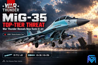 War Thunder War Thunder Reveals MiG-35: Rank IX Multi-Role Fig news image