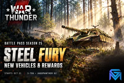 War Thunder War Thunder Steel Fury Battle Pass: New Vehicles & news image
