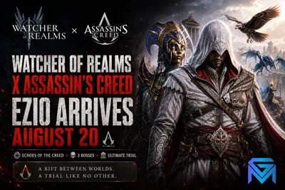 Watcher of Realms Watcher of Realms x Assassin's Creed: Ezio Arrives news image