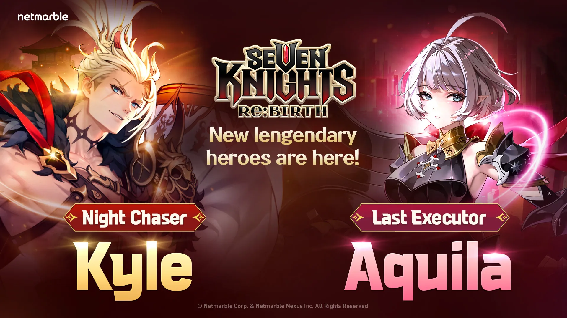 Seven Knights Re:Birth Welcomes Two Legendary Heroes — Boosting Crit & De news image