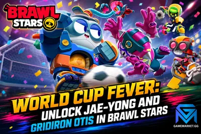 Brawl Stars World Cup Fever: Unlock Jae-yong and Gridiron Otis news image