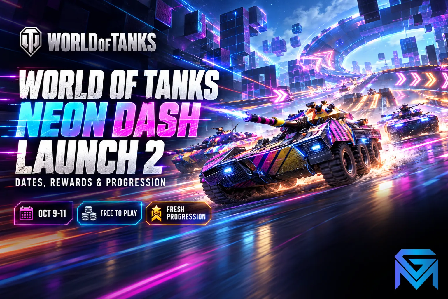 World of Tanks World of Tanks Neon Dash Launch 2: Dates, Rewards news image