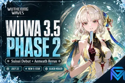 Wuthering Waves WuWa 3.5 Phase 2 Preview — Suisui, First Glacio He news image