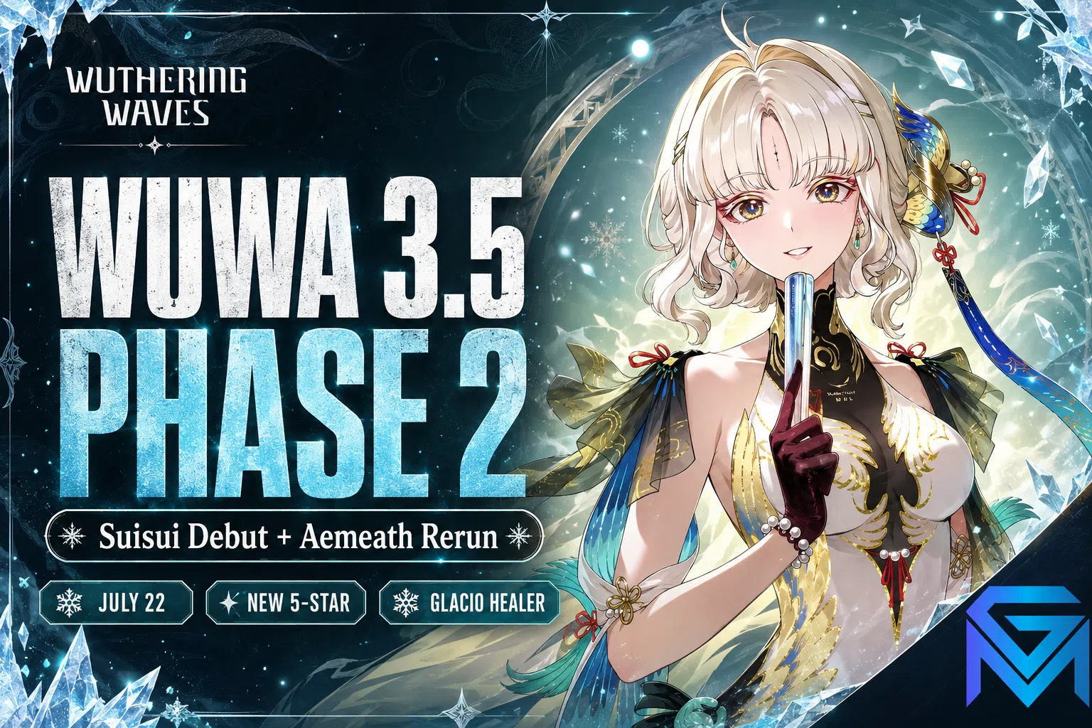 Wuthering Waves WuWa 3.5 Phase 2 Preview — Suisui, First Glacio He news image