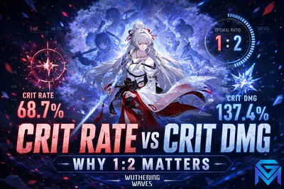 Wuthering Waves WuWa Crit Rate vs Crit Damage — The 1:2 Ratio Expl news image