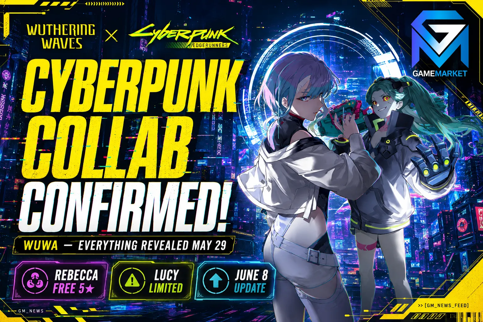 Wuthering Waves WuWa Cyberpunk Edgerunners Collab Confirmed — Ever news image