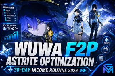 Wuthering Waves WuWa F2P Astrite Optimization — 30-Day Income Rout news image