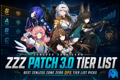 Zenless Zone Zero ZZZ Patch 3.0 Tier List: Best Zenless Zone Zero DP news image