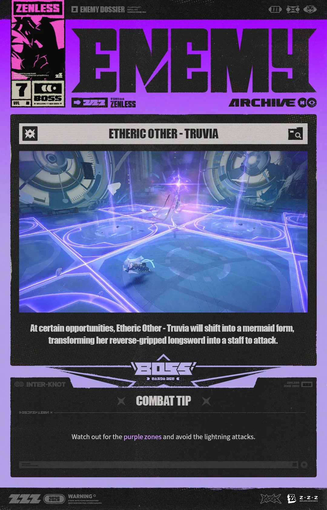 Enemy Dossier Etheric Other - Truvia Phase 2 Mermaid Form